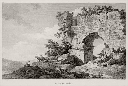 Vue d'une porte à Ephèse - Choiseul-gouffier Gabriel Florent Auguste De - 1782