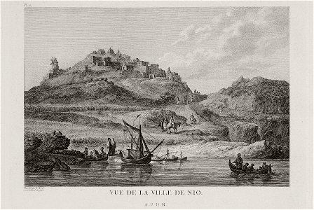Vue de la ville de Nio - Choiseul-gouffier Gabriel Florent Auguste De - 1782