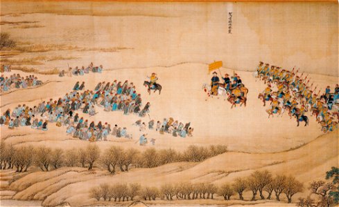 Voyage dans le Sud de l'empereur Kangxi par le peintre chinois Wang Hui 1632-1717