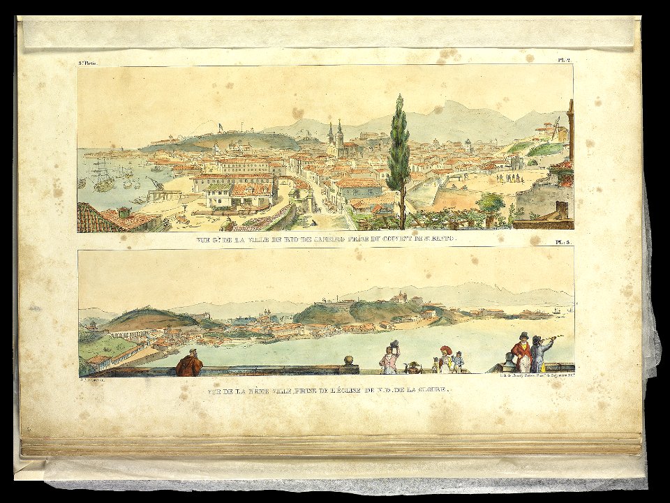 Vue de la même ville, prise de l'Égliese de N. D. de la Gloire (1), da Coleção Brasiliana Iconográfica