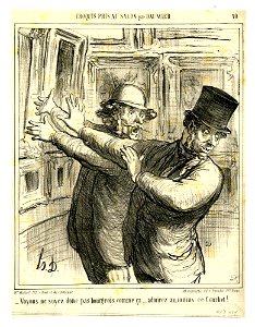Voyons, ne soyez donc pas bourgeois comme ça.... (Come on, don't be such a middle-class man....) (BM 1939,0602.66)
