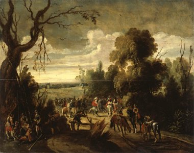 Sebastiaan Vrancx - Rest of Cavalrymen (ca.1618)