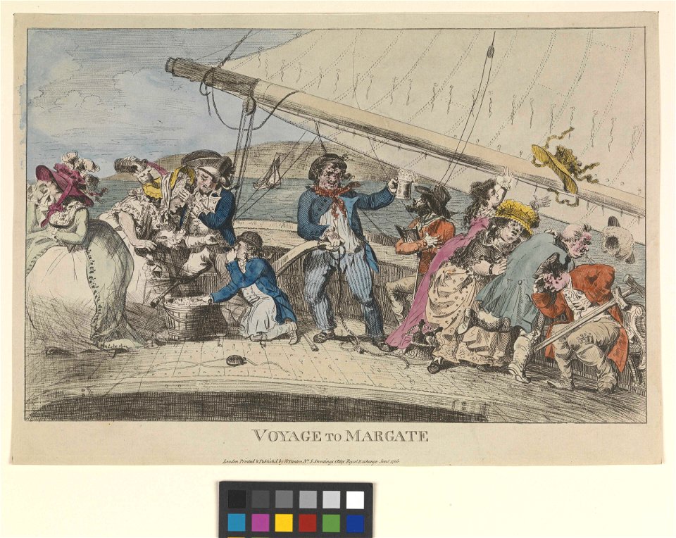 Voyage to Margate (caricature) RMG PW3880