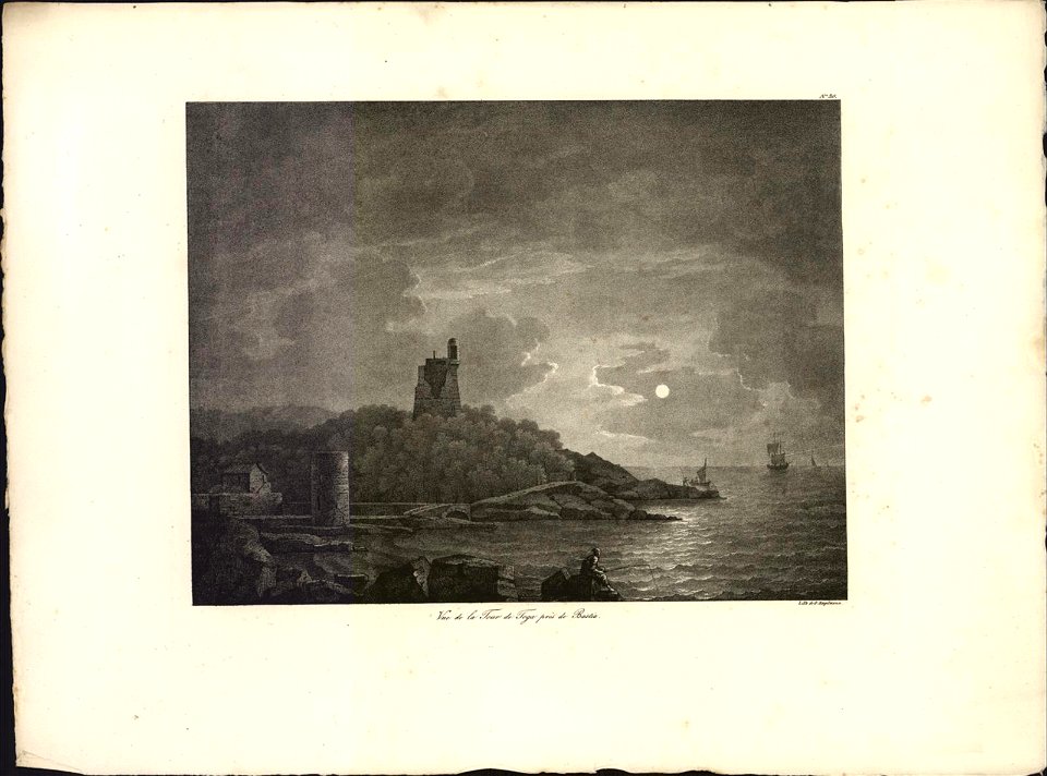 Vue de la Tour de Tega près de Bastia, objectnr A 59332