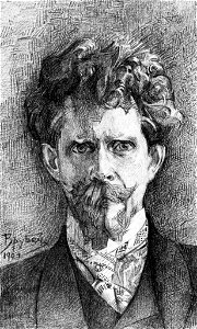 Vrubel Portrait Fedor Arsenyevitch Usoltsev 1904