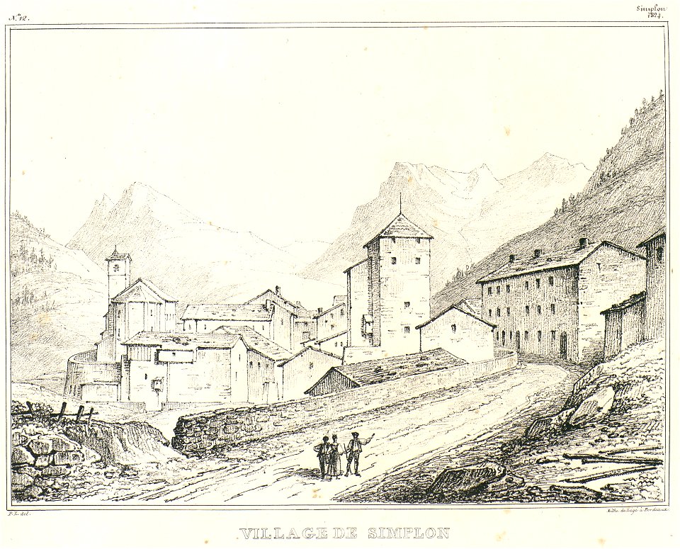 Voyage à Rome, vol 2 - 063 - Simplon - village