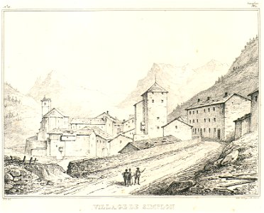 Voyage à Rome, vol 2 - 063 - Simplon - village