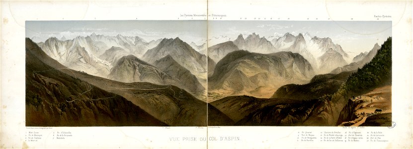 Vue prise du Col d'Aspin (Hautes-Pyrénées) - Fonds Ancely - B315556101 A GORSE 4 016
