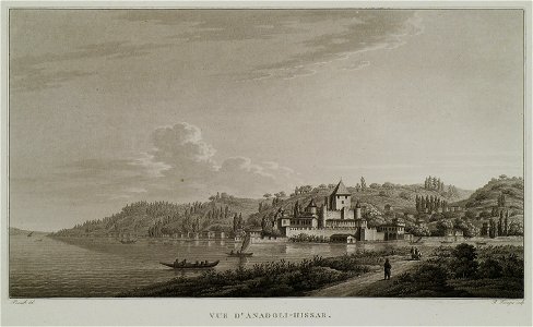 Vue d'Anadoli-Hissar - Pertusier Charles - 1817