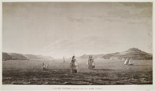 Vue de l'embouchure de la Mer Noire - Melling Antoine Ignace - 1819