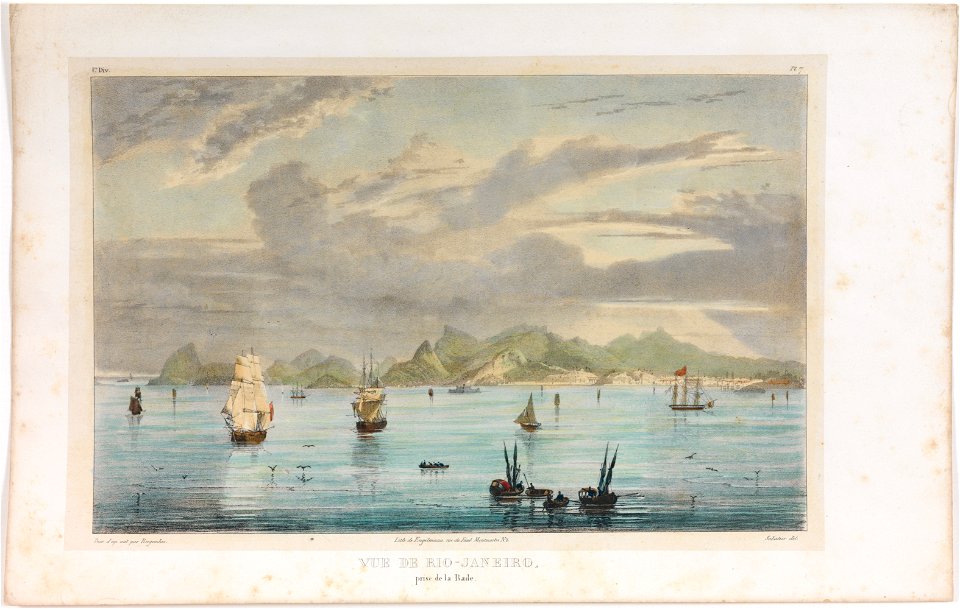 Vue de Rio-Janeiro, prise de la Rade., da Coleção Brasiliana Iconográfica