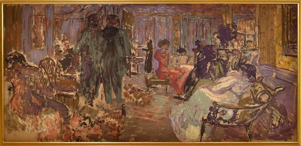 Vuillard - Le salon des Hessel c.1905