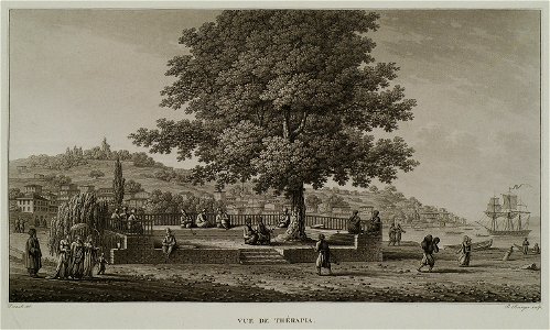 Vue de Thérapia - Pertusier Charles - 1817