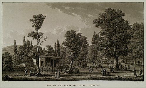 Vue de la valée du Grand Seigneur - Pertusier Charles - 1817