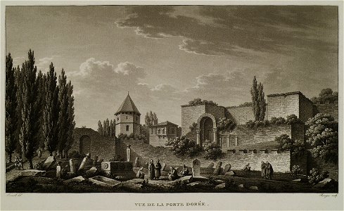 Vue de la Porte Dorée - Pertusier Charles - 1817