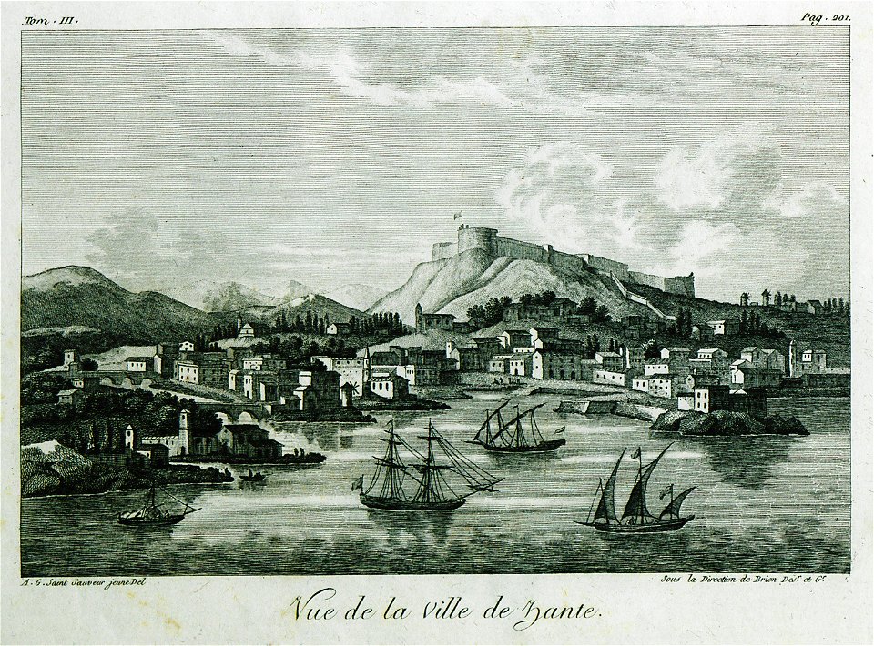 Vue de la ville de Zante - Grasset De Saint-sauveur André - 1800