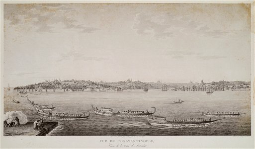 Vue de Constantinople, prise de la Tour de Léandre - Melling Antoine Ignace - 1819