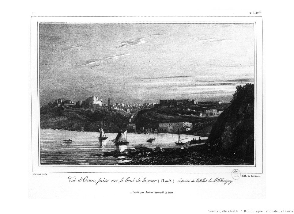 Vue d'Oran, prise de mer.