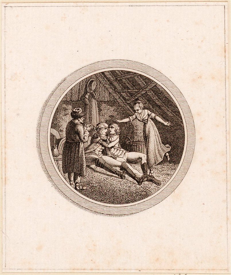 Vrijage op zolder, objectnr A 16633