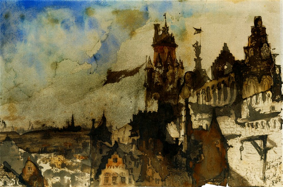 Vue d'une ville
