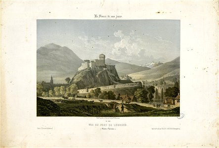 Vue du Fort de Lourdes (Hautes-Pyrénées) - Fonds Ancely - B315556101 A MERCEREAU 7 028