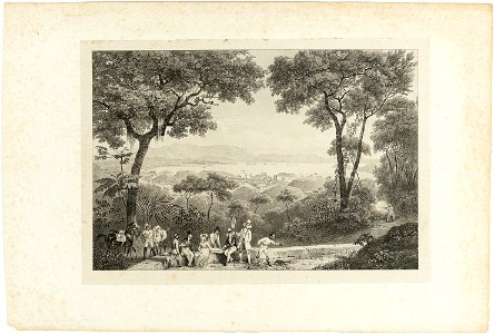 Vue de Rio de Janeiro prise de l'Aqueduc, da Coleção Brasiliana Iconográfica