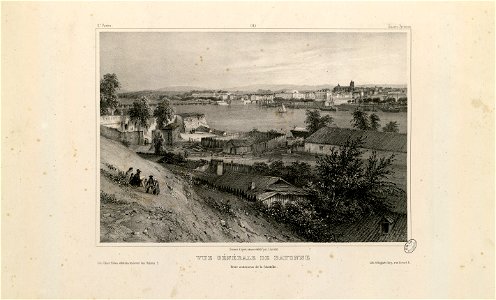 Vue générale de Bayonne prise au dessous de la Citadelle (Basses Pyrénées) - Fonds Ancely - B315556101 A JACOTTET 2 010