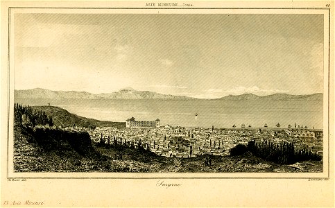 Vue de Smyrne - Texier Charles Félix Marie - 1882