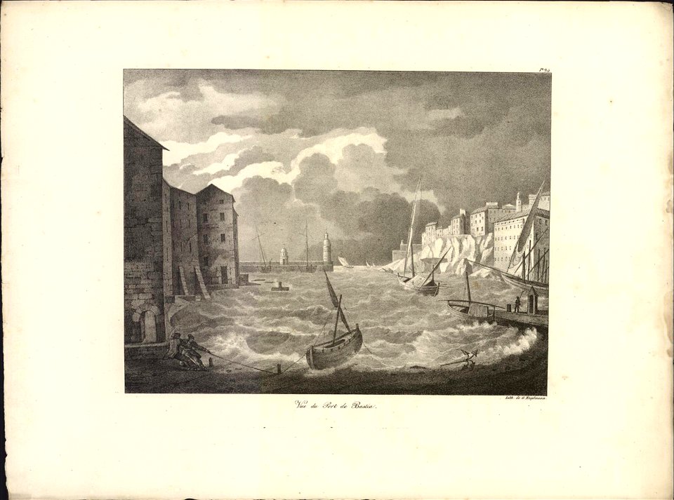Vue du Port de Bastia, objectnr A 59326