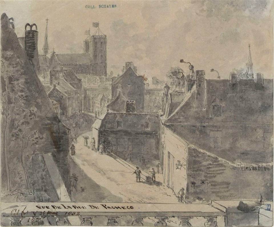 Vue de la rue de Pacheco 1832