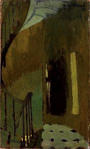 Vuillard - The Staircase Landing, rue de Miromesnil, 1891