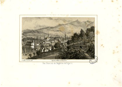 Vue générale de Bagnères-de-Bigorre - Fonds Ancely - B315556101 A MERCEREAU 2 003