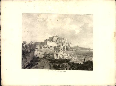 Vue de la ville de Calvi prise du midi, objectnr A 59344