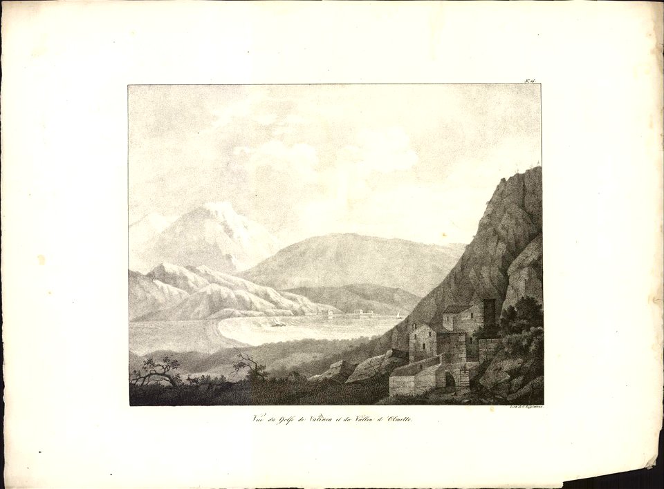 Vue du Golf de Valinca et du Vallen d'Olmette, objectnr A 59317