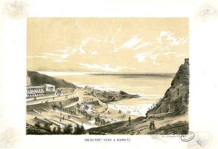 Vue du Port Vieux à Biarritz - Fonds Ancely - B315556101 A HENNEBUTTE 2 005