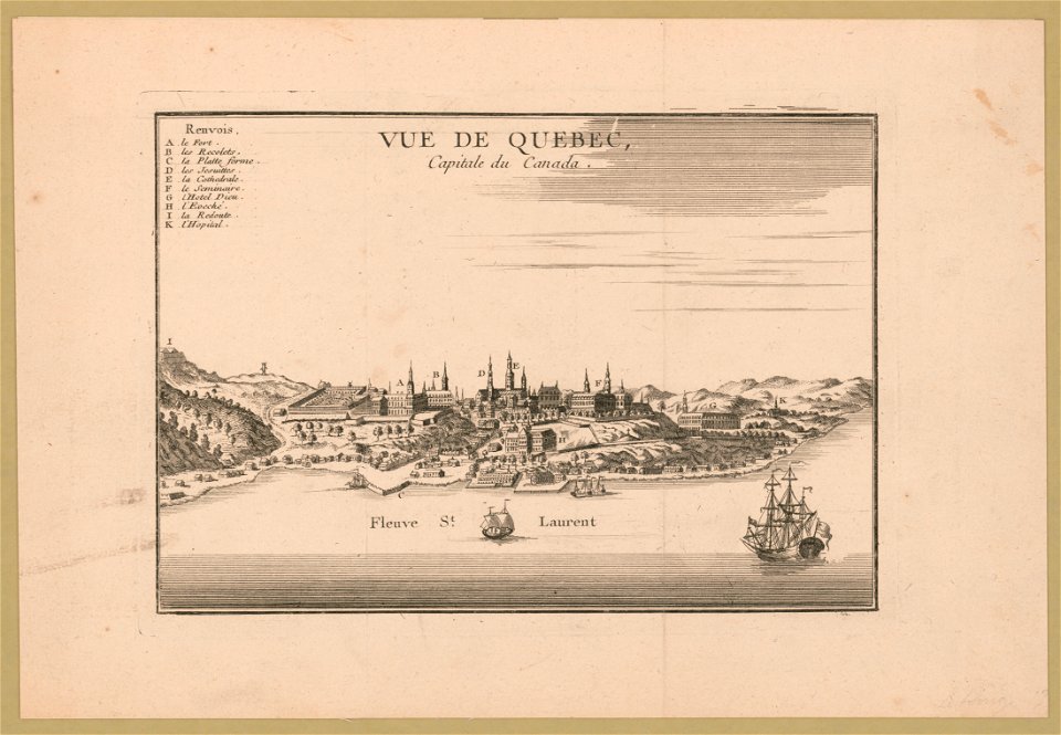 Vue de Quebec, capitale du Canada LCCN2004669473