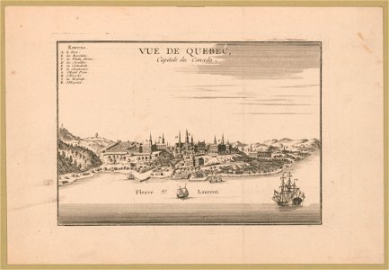 Vue de Quebec, capitale du Canada LCCN2004669473