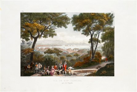 Vue de Rio-Janeiro – prise de l'acquedue, da Coleção Brasiliana Iconográfica
