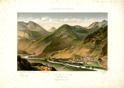 Vue de Bosost (i.e. Bossòst) (Vallée d'Aran, Catalogne) - Fonds Ancely - B315556101 A GORSE 5 004