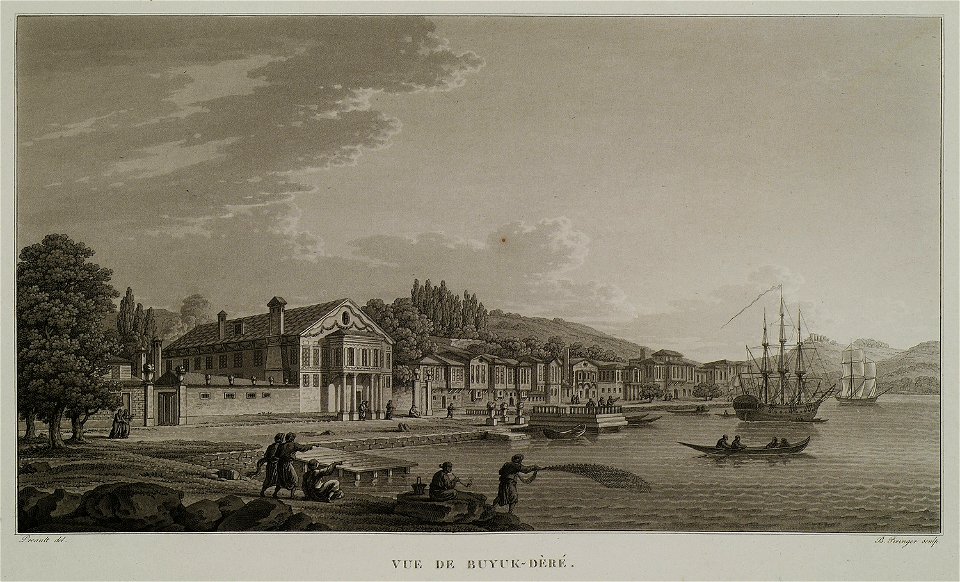 Vue de Buyk-Déré - Pertusier Charles - 1817