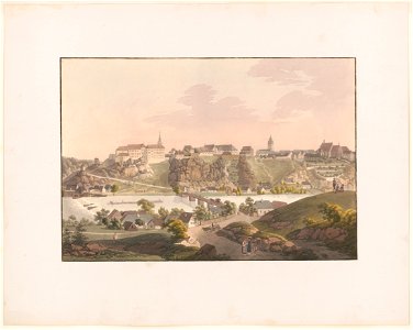 Vue de la ville de Bechin en Boheme LCCN2003674519
