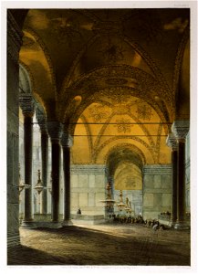 Vue prise du même point, en regardant le porche - Fossati Gaspard - 1852