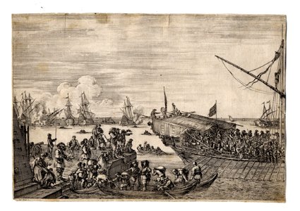 Vues du port de Livourne - Le départ d'une galère FIE DEL 846