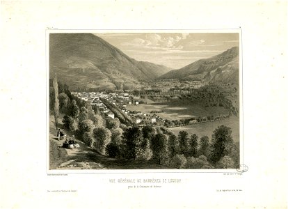 Vue générale de Bagnères de Luchon prise de la Chaumière de Bellevue (14) - Fonds Ancely - B315556101 A AUBRUN 2 006