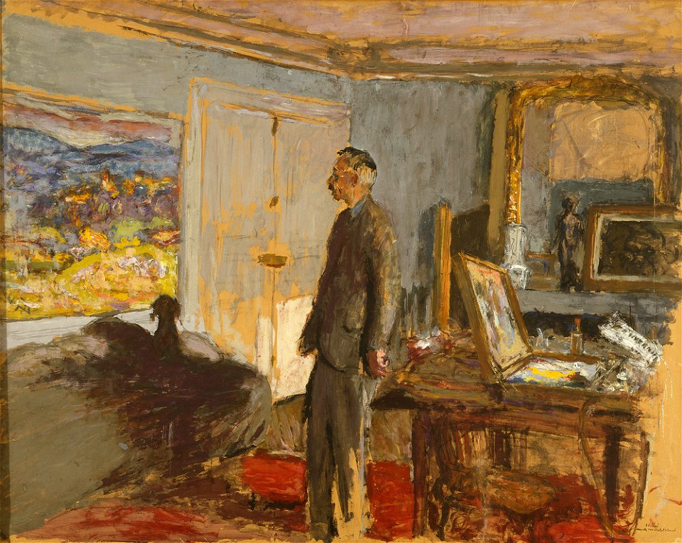 Vuillard - Maquette pour un portrait de Bonnard, vers 1930