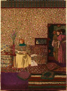 Vuillard - Personnages dans un intérieur. L'intimité, 1896