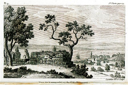 Vue de Lampsaki et de l'Hellespont - Castellan Antoine-laurent - 1811