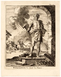 Vulcanus, de god des vuurs, objectnr A 42152