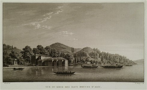 Vue du kiosk des eaux douces d'Asie - Pertusier Charles - 1817