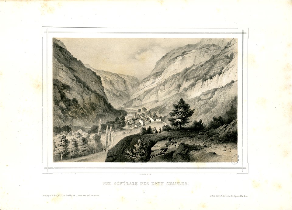 Vue générale des Eaux Chaudes (9) - Fonds Ancely - B315556101 A GORSE 11 010